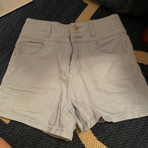 Papaya High Rise Jean Shorts